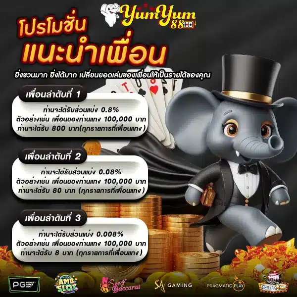โปรโมชั่นแนะนำเพื่อน